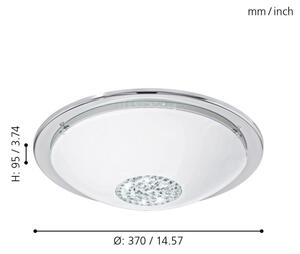 Eglo 93778 - LED stropní svítidlo GIOLINA LED/12W/230V
