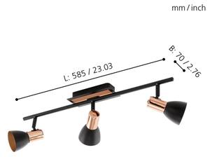 Eglo 94586 - LED bodové svítidlo BARNHAM 3xGU10/3,3W/230V
