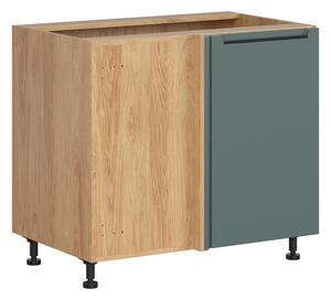 BRW Kuchyně Family Line Iris DNW-105/82/60-L/B, boho green matt