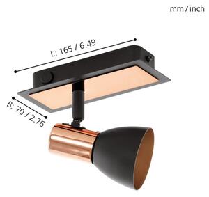 Eglo 94584 - LED bodové svítidlo BARNHAM 1xGU10/3,3W/230V