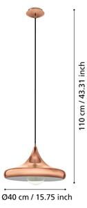 Eglo 94742 - Lustr CORETTO 1xE27/60W/230V