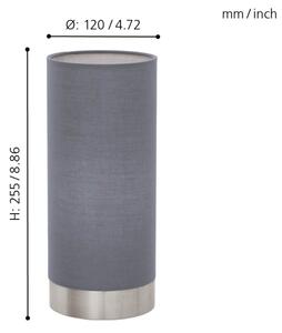 Eglo 95119 - Stmívatelná stolní lampa PASTERI 1xE27/60W/230V