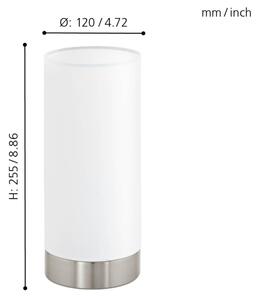 Eglo 95118 - Stmívatelná stolní lampa PASTERI 1xE27/40W/230V