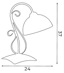 Stolní lampa ANTICA 1xE27/60W/230V
