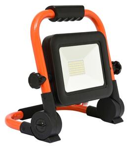 Ecolite LED reflektor AKU, 30W, 4000K, 3.7V/12Ah, IP65, oranž RMLED-30W/ORA/AKU