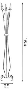 Stojací lampa LOARA 3xE14/60W/230V