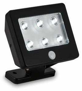 BRILONER LED venkovní svítidlo s čidlem 12 cm 6x0,06W 7lm černá BRI 2276-065