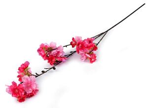 Umělá větvička sakura - 2 pink