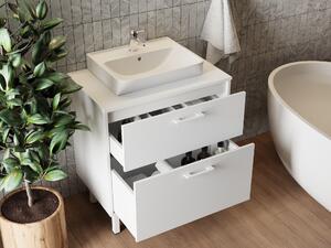 Kingsbath Afina Neon White 80 koupelnová skříňka s umyvadlem