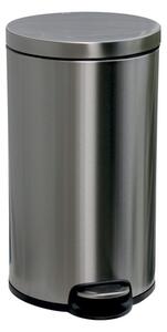 Merida KIM416 - Odpadkový koš s pedálem SILENT, kovový, matový, 30 l