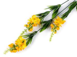 Umělá květina k aranžování - 2 žlutooranžová