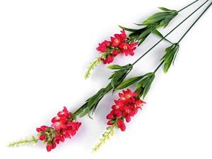 Umělá květina k aranžování - 3 červenorůžová