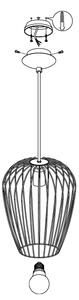 Eglo 49472 - Lustr NEWTOWN 1xE27/60W/230V