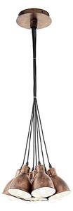 Eglo 49494 - Lustr PRIDDY 1 7xE27/60W/230V