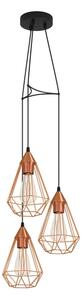 Eglo 94196 - Lustr TARBES 3xE27/60W/230V