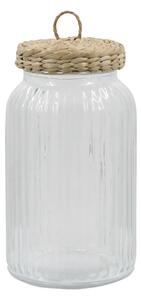 Skleněná dóza Wicker Lid 1,2 l