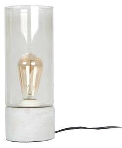 LEITMOTIV Stolní lampa Lax šedá 32 cm