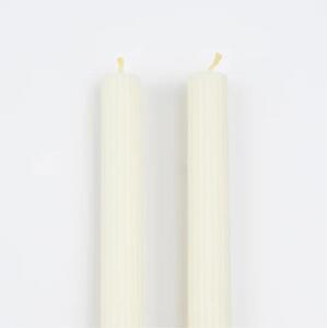 Vysoká svíčka Ivory 25 cm – set 2 ks