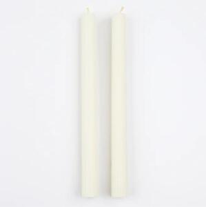 Vysoká svíčka Ivory 25 cm – set 2 ks