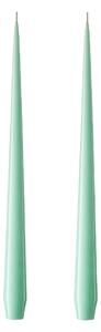 Svíčka Taper 32 cm – 55 Cool Mint – set 2 ks