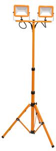 Ecolite LED reflektor stojan, 2x30W, 4000K, 4800lm, IP65, oranž RMLED-2x30W/STJ/ORA