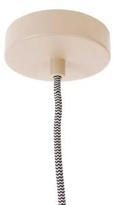 LEITMOTIV Závěsná lampa Slender hnědá 14,5 cm