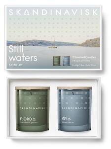Dárkový set svíček Still Waters – FJORD and ØY – 2 x 65 g