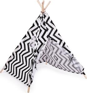 Stan dětský Teepee 80x80x95 cm Varianta: 5 bílá chevron, Balení: 1 ks