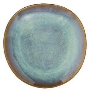 Obědový talíř Green Reactive Glaze