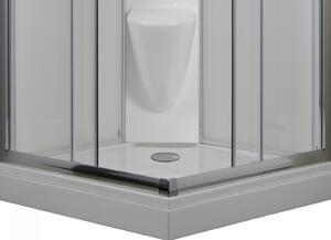 SMARAGD 90 x 90 cm - Termo sprchový box model 7 čiré sklo