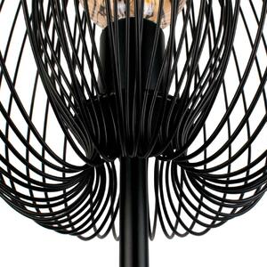 LEITMOTIV Stojací lampa Lucid černá 150 cm