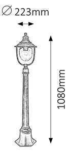 Rabalux 8679 - Venkovní lampa BARCELONA 1xE27/60W/230V