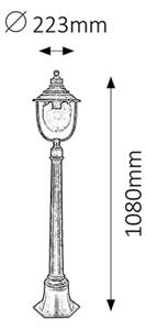 Rabalux 8679 - Venkovní lampa BARCELONA 1xE27/60W/230V