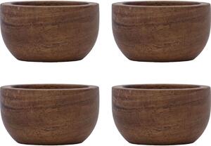 Dřevěný stojánek na vejce Acacia – set 4 ks