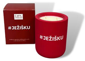 Sójová svíčka Cupy Candles #JEŽIŠKU