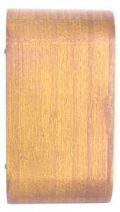 KARLSSON Nástěnné/stolní hodiny Matiz Bamboo zelená 37 x 16 cm