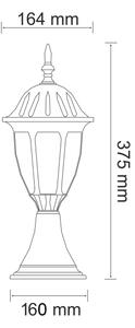 Venkovní lampa FLORENCJA 1xE27/20W/230V IP43