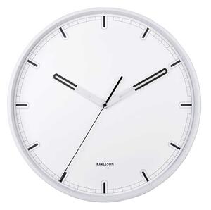 KARLSSON Nástěnné hodiny Dipped bílé 40 x 40 cm