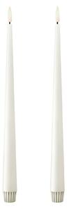 LED svíčka Taper 30 cm / 10 Silky – set 2 ks