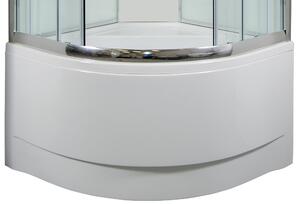 CALYPSO 90 x 90 cm - Sprchový box model 1 čiré sklo