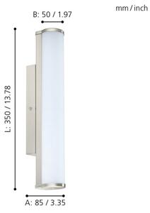 Eglo 94715 - LED koupelnové svítidlo CALNOVA LED/8W/230V IP44