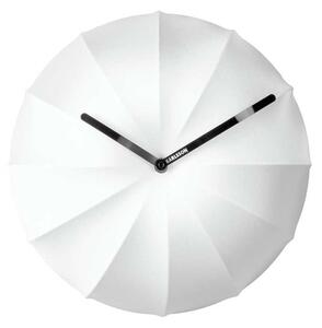 KARLSSON Nástěnné hodiny Stretch bílé 40 x 40 cm