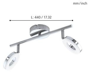 Eglo 94757 - LED koupelnové svítidlo GONARO 2xLED/3,8W/230V IP44