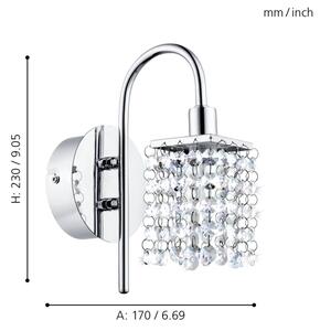 Eglo 94879 - LED koupelnové svítidlo ALMONTE LED/2,5W/230V IP44