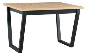 Jídelní stůl NAPOLEON 2S - dub artisan / černý