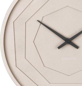 KARLSSON Nástěnné hodiny Layered Origami šedé
