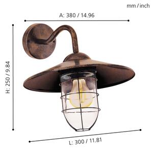 Eglo 94863 - Venkovní svítidlo MELGOA 1xE27/60W/230V IP44