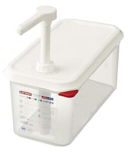 ARAVEN Dávkovač omáček GN 1/4, polypropylen, Obsah: 4,3 L
