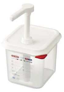 ARAVEN Dávkovač omáček GN 1/6, polypropylen, objem: 2,6 L