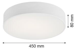 Argon 1188 - Stropní svítidlo DARLING 3xE27/15W/230V pr. 45 cm bílá